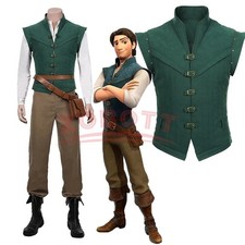 Flynn Rider Tangled Rapunzel Cosplay Costume Adult Carnival Uniform Halloween An