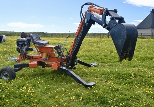 Rock machinery backhoe - rock, mini