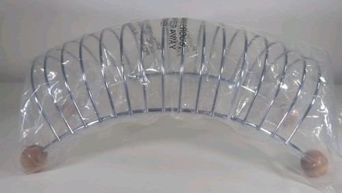 Chrome bridge wooden ball - chrome,