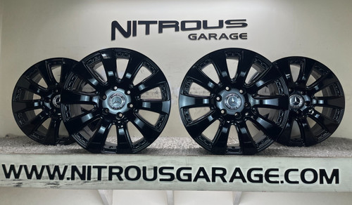 Gloss black wheels 6x130 - 18",