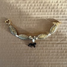 Handmade Vintage Bronze Horse Pendant Bracelet