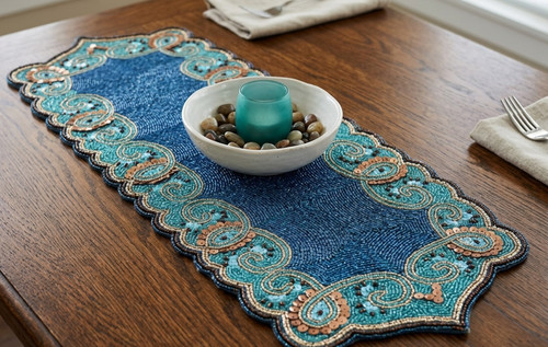 Luxury beads table runner - beads,