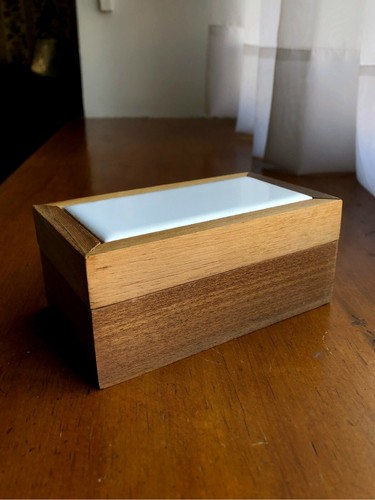 Vintage 1970 hand made wood - hand,