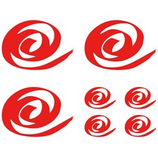 Eura Mobil Logo sticker decal camper caravan 7 Pieces