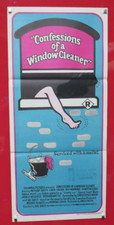 CONFESSIONS OF A WINDOW CLEANER ORIGINAL 1974 DAYBILL MOVIE POSTER Robin Askwith