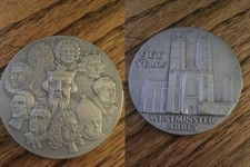 Silver 900th Anniversary Westminster Abbey 1965 Royal Mint Medallion