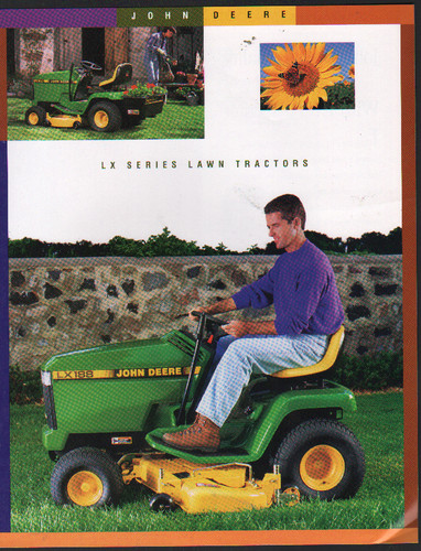 John deere series ride on - deere, "lx