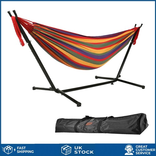 Durable double hammock with - double,