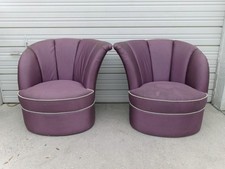 2  Swivel Lounge Chairs