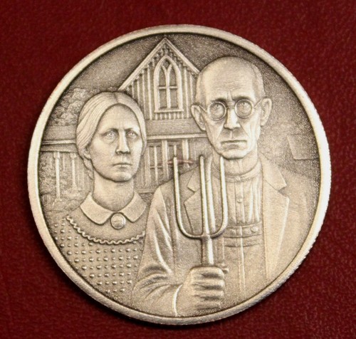 Hobo nickel american gothic - hobo,