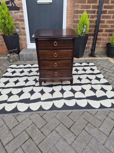 Vintage stag drawer bedside - ,