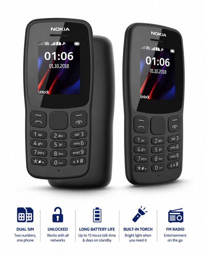 Brand new nokia - 106, unlocked