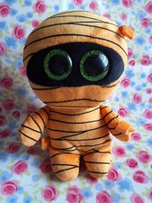TY Beanie Boo Boos Plush Kids Soft Toy MASK THE MUMMY HALLOWEEN GHOST 6"