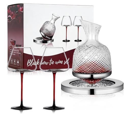 Glass wine decanter - set, 2