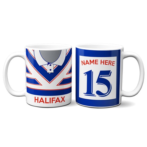 Personalised halifax mug - mug, rugby