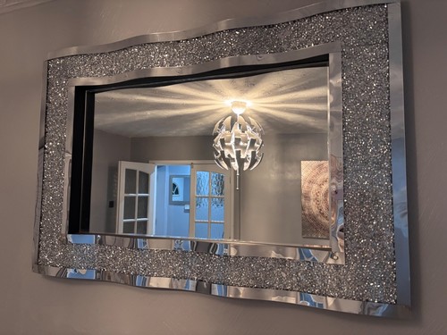 Mirror crush diamond large - crush,