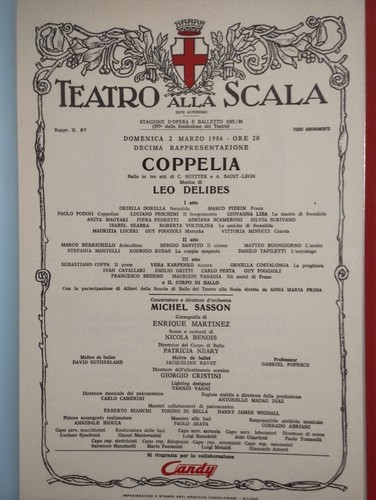 Poster teatro alla - poster, scala