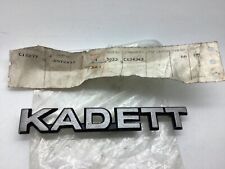 Opel Kadett C Rear Boot Lid Tailgate 3 Pin Metal Badge Emblem 8972412 GM Genuine