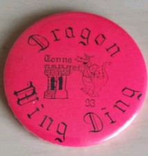 DRAGON WING DING 93 Pin Badge