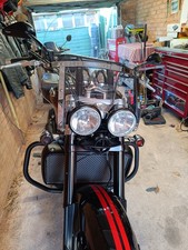 Triumph Rocket iii Touring Screen and shin guards 