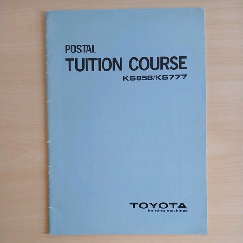 Toyota knitting machine postal - machine,