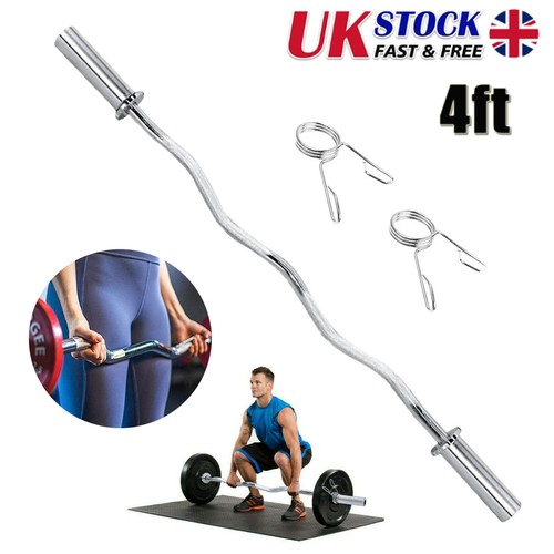 4ft olympic barbell curl - 4ft, ez