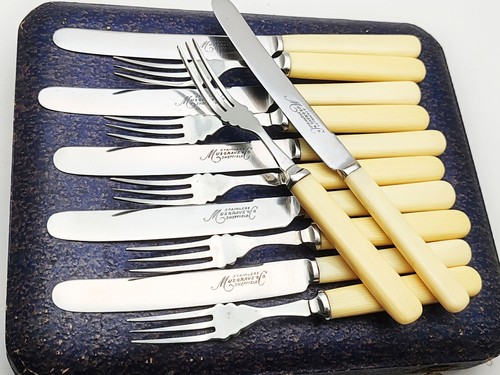 Piece tea knives - piece, forks
