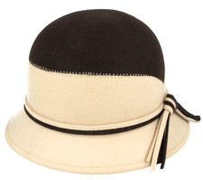 Ladies vintage wool cloche - cloche, hat