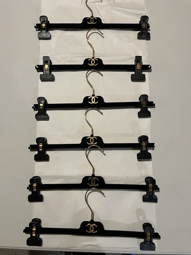 Chanel lot six flocked - chanel,