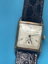 Vintage Gruen Precision 10K Gold Filled Watch, Working