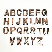 Self Adhesive Metal 3D Letters