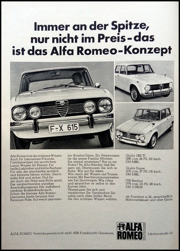 1969 alfa romeo giulia - romeo,
