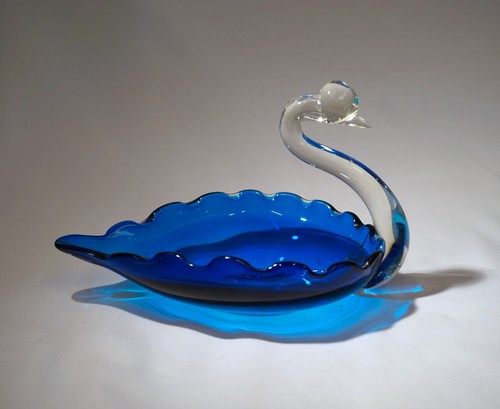 Vintage handblown art glass - handblown,