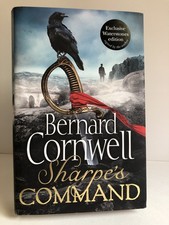 SIGNED "Sharpe's Command" Bernard Cornwell - 1st edition 1st impression HB + d/w