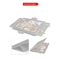 Lightweight 1000-Piece Jigsaw Puzzle Board with Stand, Cover & 6 Drawers