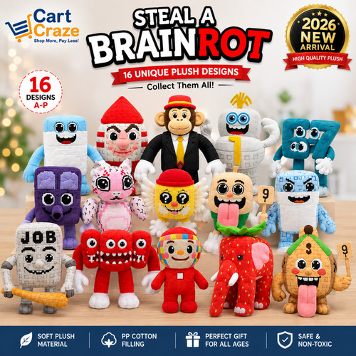 Steal brainrot plush toy - steal,