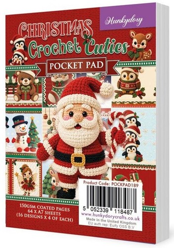 Hunkydory festive pocket pad - festive,