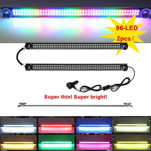 2x96 led car windshield strobe - car,