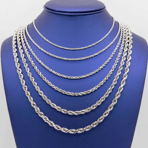 Rope chain necklace real - rope,