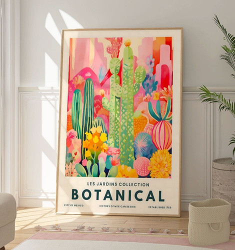 Original mexican cactus print - mexican,