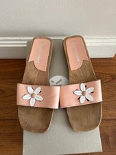 Ladies' Italian mule sandals, handmade, size 5 (EU38), brand new