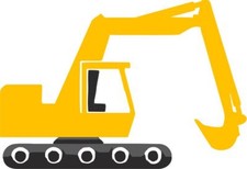 Digger Wall art Sticker Decal Childrens Bedroom Nursery Playroom Builders Boys