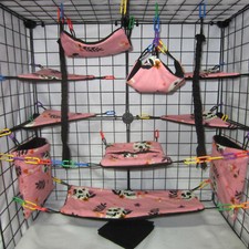 17 pc Sugar Glider Cage Set -