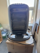 Daewoo 1200W Oscillating Halogen Heater - grey