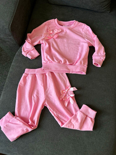 Girls pink piece tracksuit - 2-piece,