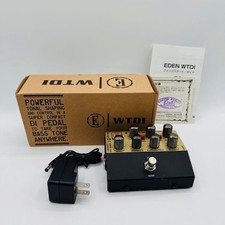 Eden WTDI Bass Preamp Direct Box DI EQ Effects Pedal used