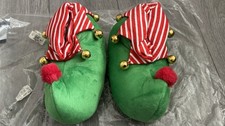 Jingle Elf Slippers Size S brand-new
