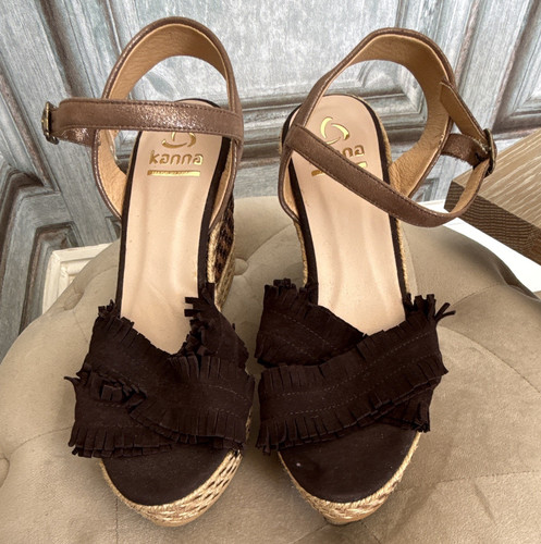 Kanna women brown suede - kanna,