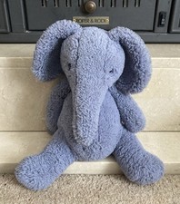 Jellycat Puffles Elephant Puffle Soft Toy MEDIUM Size 30cm Pale Blue Retired