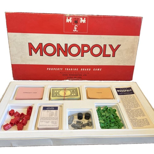 Vintage monopoly board game - vintage,